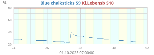 Blue chalksticks S9