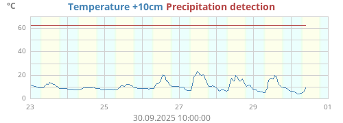 Temperature +10cm